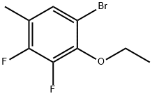 1-Bromo-2-ethoxy-3,4-difluoro-5-methylbenzene Structure