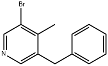 3-Benzyl-5-bromo-4-methylpyridine Structure