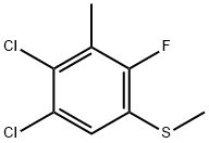 (4,5-Dichloro-2-fluoro-3-methylphenyl)(methyl)sulfane Structure