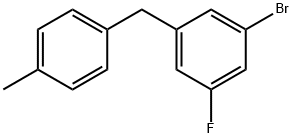 1-Bromo-3-fluoro-5-(4-methylbenzyl)benzene Structure