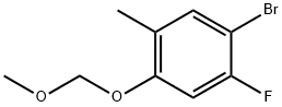 1-Bromo-2-fluoro-4-(methoxymethoxy)-5-methylbenzene Structure