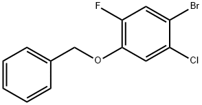 1-(benzyloxy)-4-bromo-5-chloro-2-fluorobenzene Structure