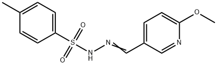 N'-((6-methoxypyridin-3-yl)methylene)-4-methylbenzenesulfonohydrazide Structure