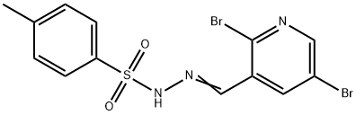 N'-((2,5-dibromopyridin-3-yl)methylene)-4-methylbenzenesulfonohydrazide Structure