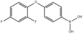 Boronic acid, B-[4-(2,4-difluorophenoxy)phenyl]- Structure