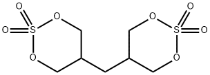 1,3,2-Dioxathiane, 5,5'-methylenebis-, 2,2,2',2'-tetraoxide Structure