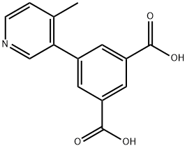 5-(4-methylpyridin-3-yl)isophthalic acid 구조식 이미지