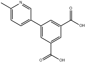 5-(6-methylpyridin-3-yl)isophthalic acid Structure