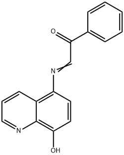 2-((8-Hydroxyquinolin-5-yl)imino)-1-phenylethanone Structure