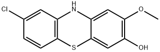 10H-Phenothiazin-3-ol, 8-chloro-2-methoxy- Structure