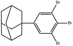 Tricyclo[3.3.1.13,7]decane, 1-(3,4,5-tribromophenyl)- Structure