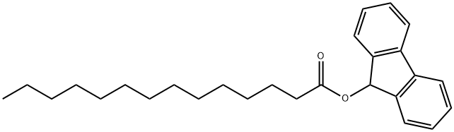 Tetradecanoic acid, 9H-fluoren-9-yl ester 구조식 이미지