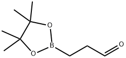 3-(4,4,5,5-tetramethyl[1,3,2]dioxaborolane-2-yl)propanal Structure