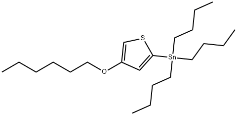 Tributyl[4-(hexyloxy)-2-thienyl]stannane Structure