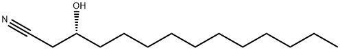 Tetradecanenitrile, 3-hydroxy-, (3R)- 구조식 이미지