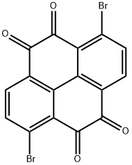 4,5,9,10-Pyrenetetrone, 1,6-dibromo- Structure