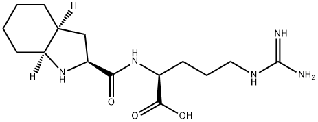 L-Arginine, N2-[[(2S,3aS,7aS)-octahydro-1H-indol-2-yl]carbonyl]- Structure