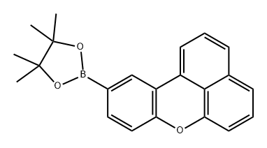 Benzo[kl]xanthene, 10-(4,4,5,5-tetramethyl-1,3,2-dioxaborolan-2-yl)- Structure