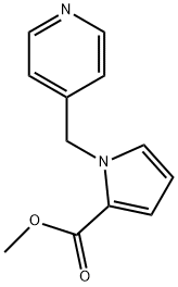 1H-Pyrrole-2-carboxylic acid, 1-(4-pyridinylmethyl)-, methyl ester Structure