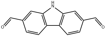 9H-Carbazole-2,7-dicarboxaldehyde Structure