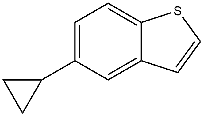 5-cyclopropylbenzo[b]thiophene Structure