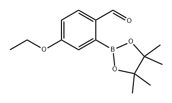 Benzaldehyde, 4-ethoxy-2-(4,4,5,5-tetramethyl-1,3,2-dioxaborolan-2-yl)- Structure