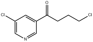 4-Chloro-1-(5-chloro-pyridin-3-yl)-butan-1-one Structure