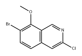 Isoquinoline, 7-bromo-3-chloro-8-methoxy- 구조식 이미지