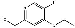 4-Ethoxy-5-fluoro-2-pyridinemethanol 구조식 이미지