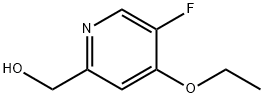 4-Ethoxy-5-fluoro-2-pyridinemethanol Structure