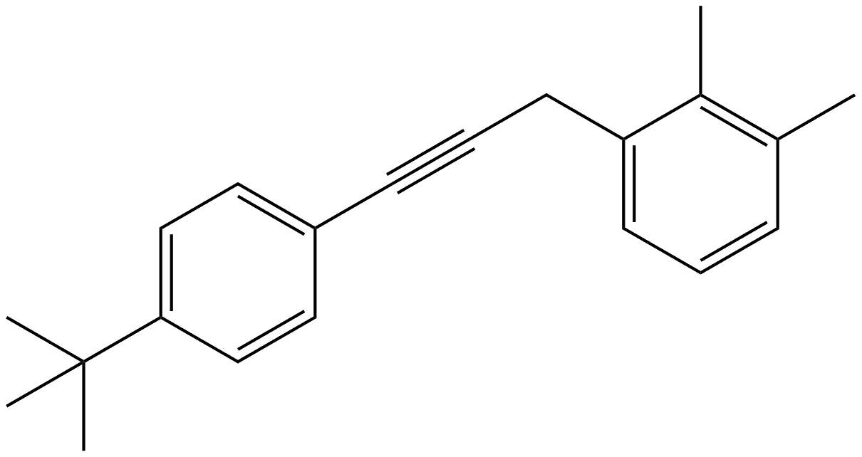 1-[3-[4-(1,1-Dimethylethyl)phenyl]-2-propyn-1-yl]-2,3-dimethylbenzene Structure