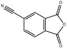 5-Isobenzofurancarbonitrile, 1,3-dihydro-1,3-dioxo- Structure