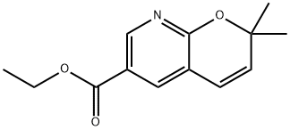 2H-Pyrano[2,3-b]pyridine-6-carboxylic acid, 2,2-dimethyl-, ethyl ester Structure