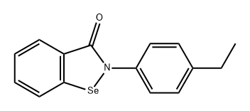 1,2-Benzisoselenazol-3(2H)-one, 2-(4-ethylphenyl)- Structure