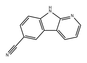 9H-Pyrido[2,3-b]indole-6-carbonitrile Structure