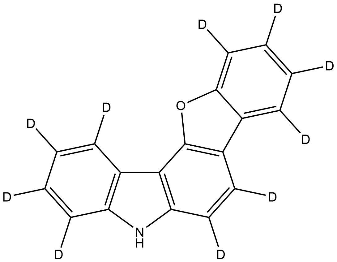 5H-Benzofuro[3,2-c]carbazole-1,2,3,4,6,7,8,9,10,11-d10 Structure