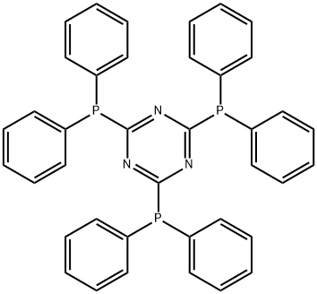 1,3,5-Triazine, 2,4,6-tris(diphenylphosphino)- Structure