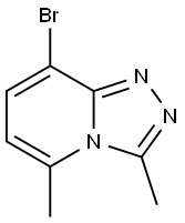 8-Bromo-3,5-dimethyl-1,2,4-triazolo[4,3-a]pyridine Structure