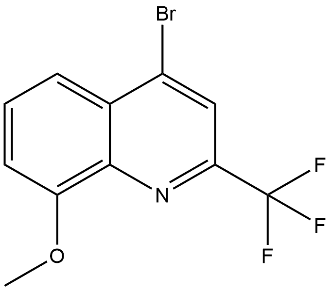 4-bromo-8-methoxy-2-(trifluoromethyl)quinoline 구조식 이미지