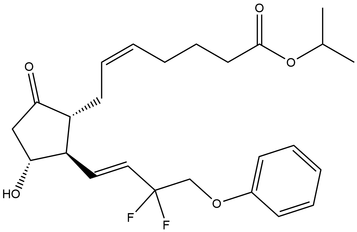 9-keto Tafluprost Structure