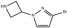 1-(azetidin-3-yl)-3-bromo-1H-pyrazole Structure