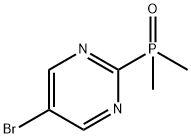 Pyrimidine, 5-bromo-2-(dimethylphosphinyl)- Structure