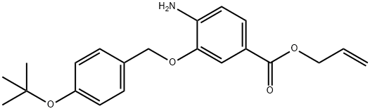 prop-2-en-1-yl
4-amino-3-{[4-(tert-butoxy)phenyl]methoxy}benzo
ate Structure