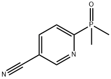 3-Pyridinecarbonitrile, 6-(dimethylphosphinyl)- Structure