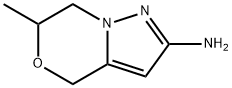 6-methyl-4H,6H,7H-pyrazolo[3,2-c][1,4]oxazin-2-a
mine Structure