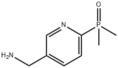 1-[6-(dimethylphosphoryl)pyridin-3-yl]methanami
ne Structure