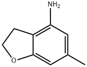 2,3-Dihydro-6-methyl-4-benzofuranamine 구조식 이미지