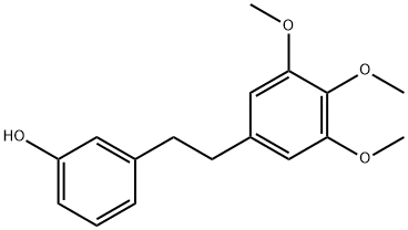 Phenol, 3-[2-(3,4,5-trimethoxyphenyl)ethyl]- Structure