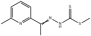 Methyl 2-[1-(6-methyl-2-pyridinyl)ethylidene]hydrazinecarbodithioate 구조식 이미지