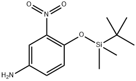 Benzenamine, 4-[[(1,1-dimethylethyl)dimethylsilyl]oxy]-3-nitro- 구조식 이미지